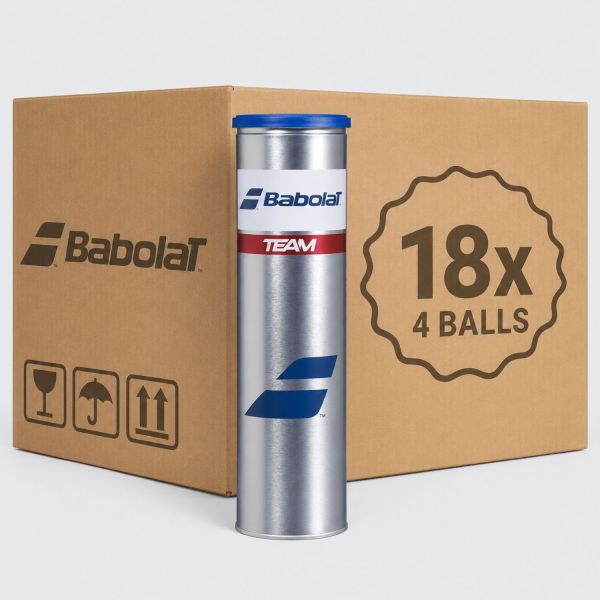 Babolat Team Tennis Balls x 72 502035-case