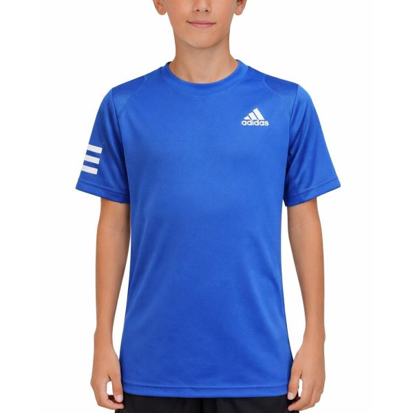 adidas Club 3-Stripes Boys' Tennis T-Shirt H34768