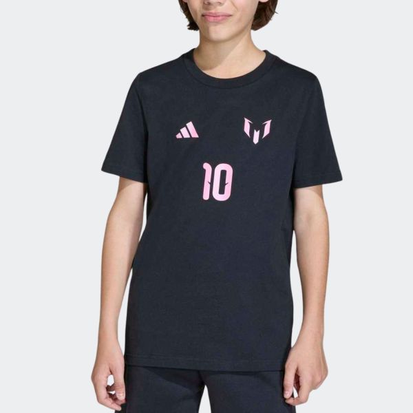 adidas Messi Name And Number Graphic Kids T-Shirt KG4924