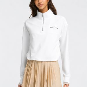 Wilson Davenport Woven Popover Women's Tennis Top
